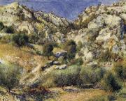 Pierre Renoir Rocky Crags at L'Estaque Germany oil painting artist